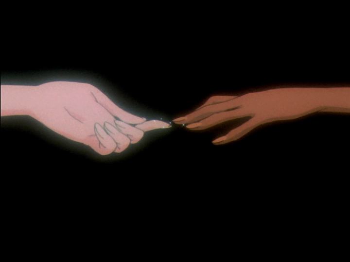 Utena has a vision of hands parting.