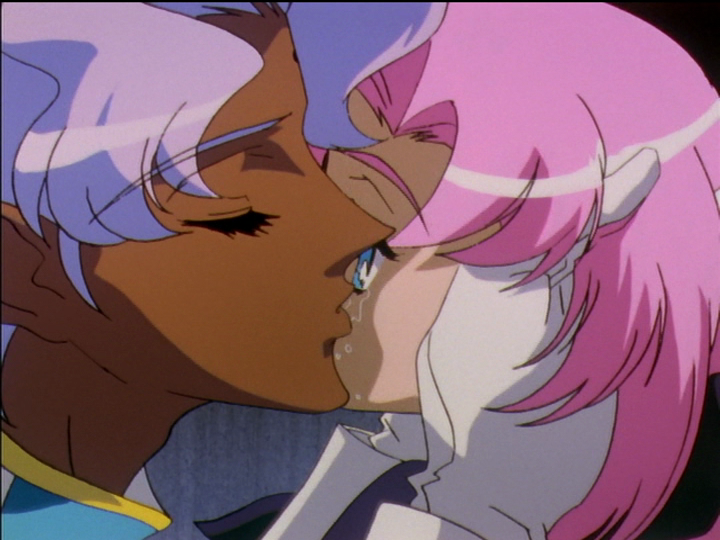Little Utena is crying in episode 34.