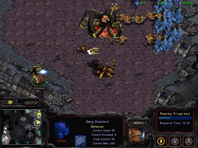 ZerGreenBot hunts overlords