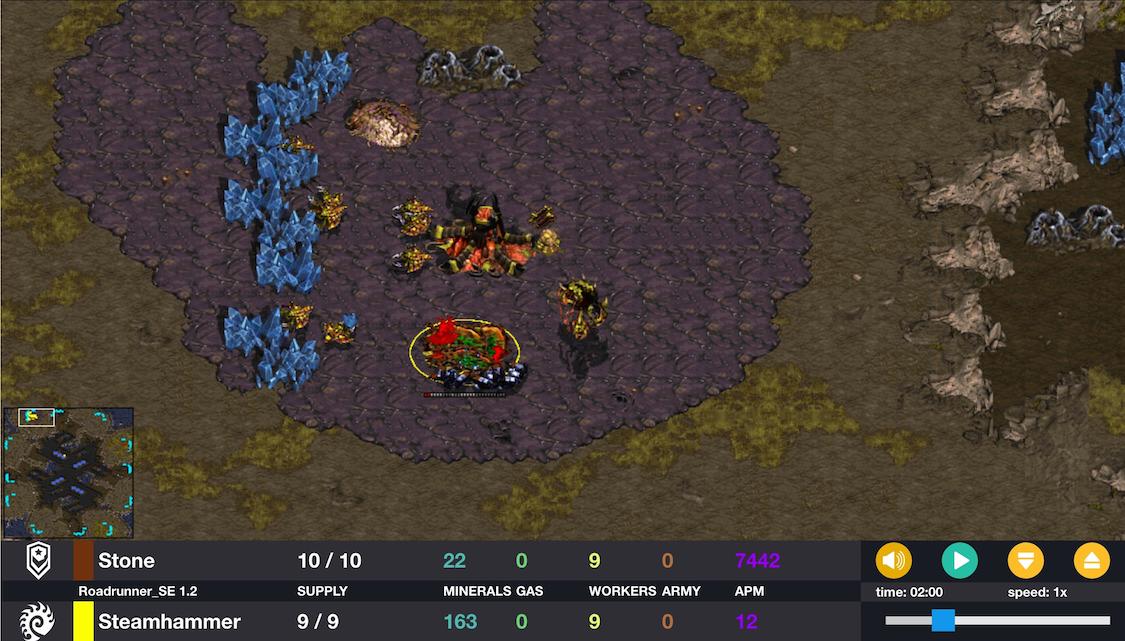 Steamhammer loses the pool