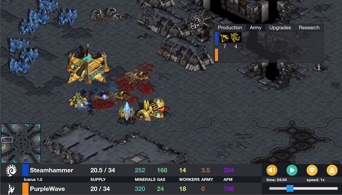 Steamhammer busts the 4 cannons